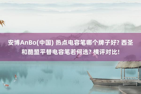 安博AnBo(中国) 热点电容笔哪个牌子好? 西圣和酷盟平替电容笔若何选? 横评对比!